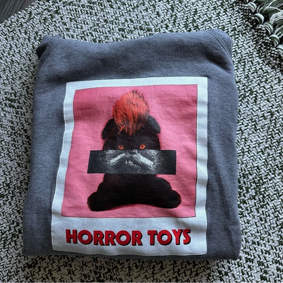 Super Rare Deadstock Neil Barrett Horror Toys Print Hoodie